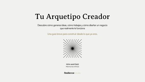 Portada de la guía Tu Arquetipo Creador
